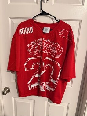 Breezy Bowl Red Graphic Jersey